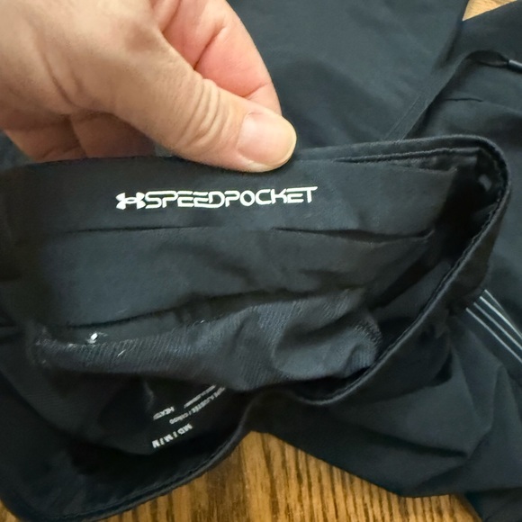 Under Armour Women's Black and Gray Athletic Shorts - Picture 3 of 8